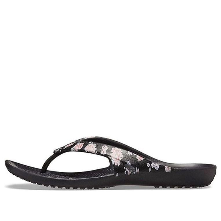 (WMNS) Crocs Kadee 2 Printed Flip Flops 'Floral Black' 205998-97J