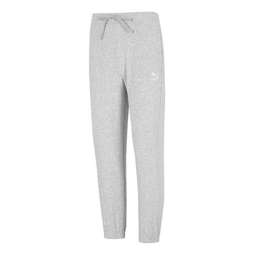 PUMA Classics Small Logo Sweatpants 'Grey' 537850-04