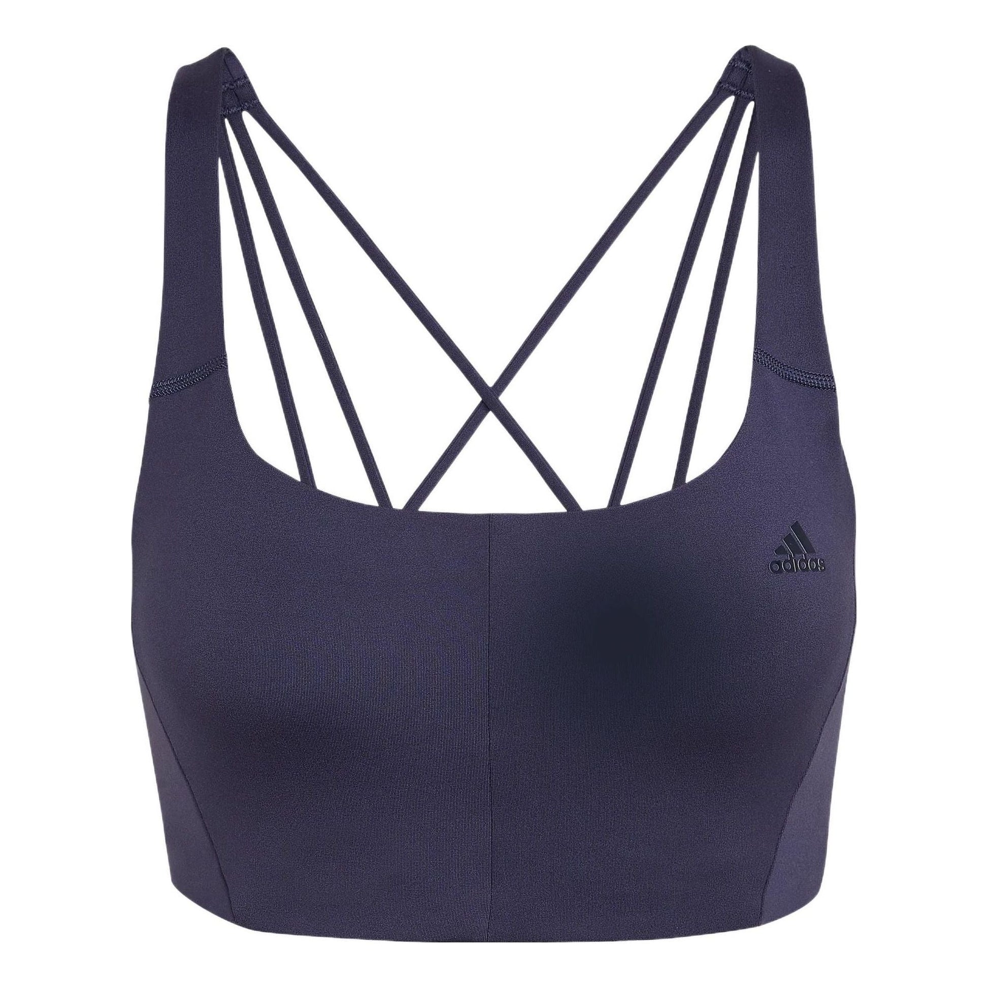 (WMNS) adidas CoreFlow Medium-Support Bra Asia Sizing 'Navy' HF2255
