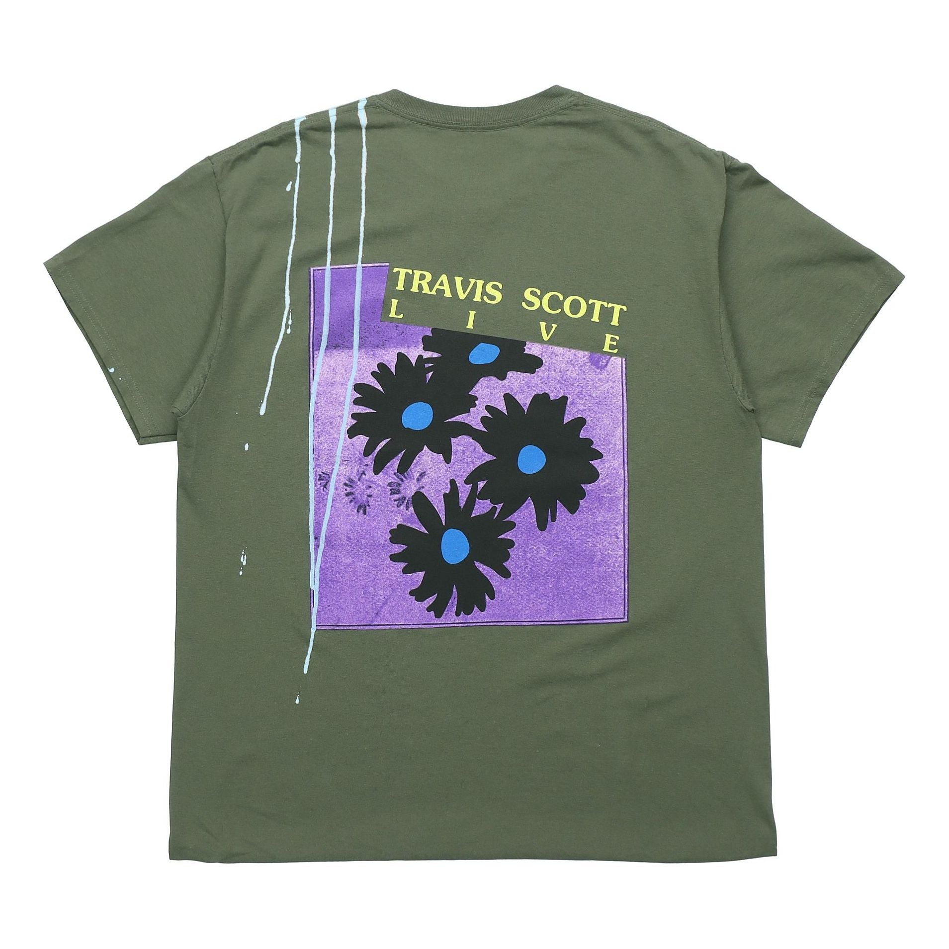 Travis Scott Unisex Cactus Jack Printing Green TC-34