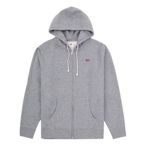 Men's Levis Sports Hooded Zipper Gray 34259-0000