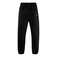 Off-White SS21 Logo Casual Long Pants Black OMCA164S21FAB0011010