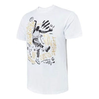 New Balance Basketball Printing Short Sleeve White MT01603