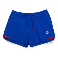 (WMNS) FILA Contrasting Colors Numeric Printing Sports Shorts Blue T11W022603F-BU