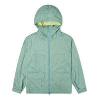 Men's Converse Pocket Casual Hooded Jacket Washed Blue 10021097-A03