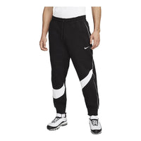 Nike Sportswear Big Swoosh Sweatpants Asia Sizing 'Black White' DX0565-010