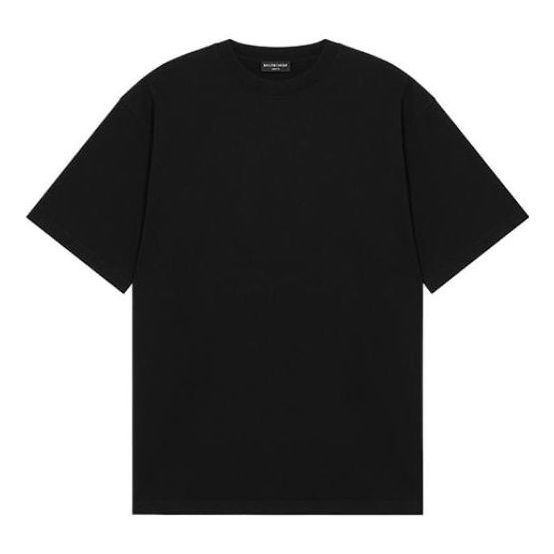 Balenciaga Solid Color T-Shirt 'Black' 651795TAV041000