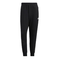 Men's adidas Fi Bp2 Knpt Printing Bundle Feet Sports Pants/Trousers/Joggers Black HI3279