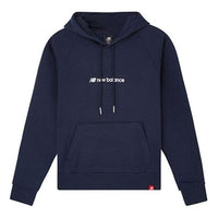 (WMNS) New Balance Fleece Hooded Casual Blue AWT03399-NV