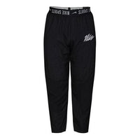 Nike Alphabet Logo Waist Printing Woven Training Cropped Pants Black CJ4630-010