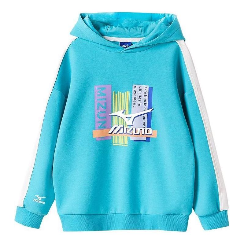 (GS) Mizuno Sportwear Hoodie 'Blue' 32CC2403