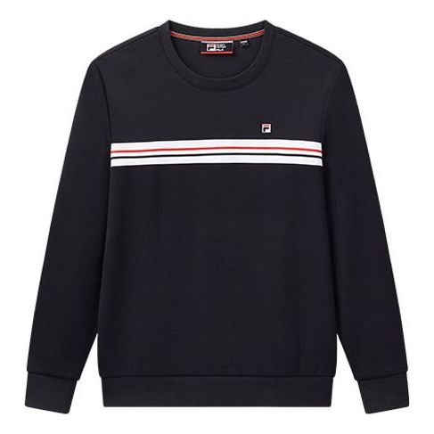 FILA Classic Stripe Athleisure Casual Sports Long Sleeves Blue F11M011211F-NV