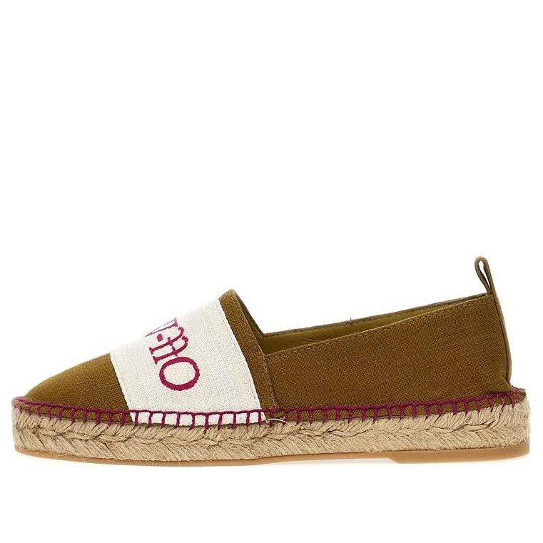 (WMNS) Off-White Bookish Slip-On Espadrilles 'Brown White' OWIB014S23FAB0015632