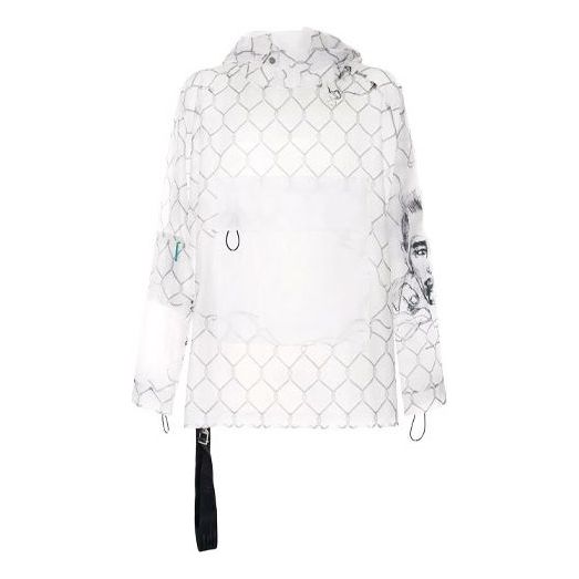 Men's Off-White Pocket Detail Transparent Ordinary Version White OMEA211S20H640339810