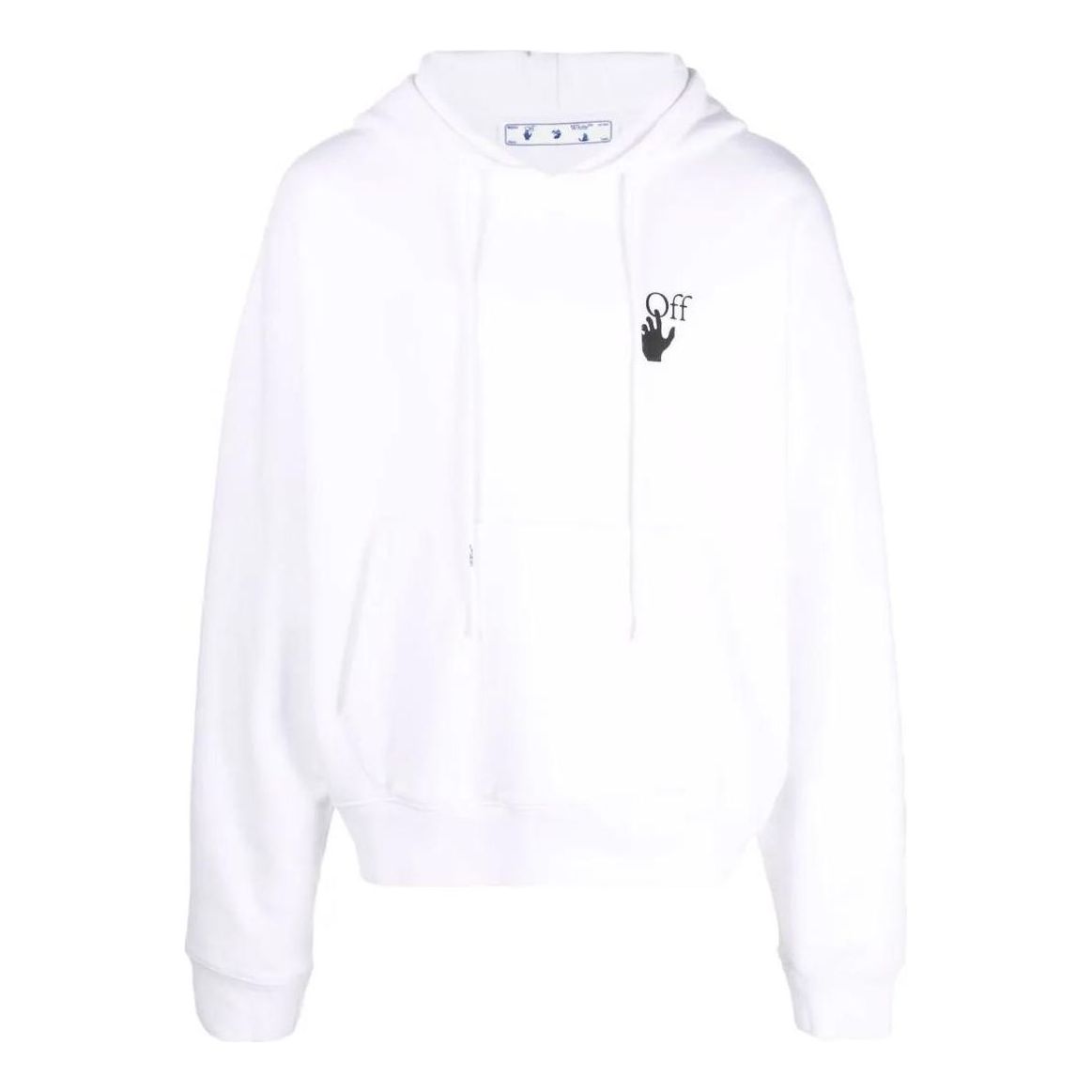 Men's Off-White SS22 Solid Color Printing Long Sleeves Version White OMBB037F21FLE00901840184