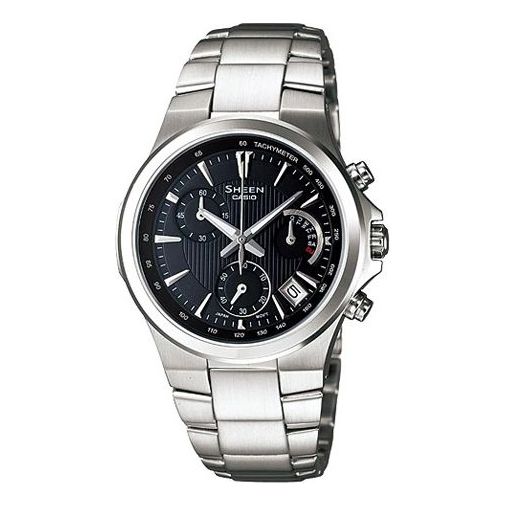 Casio Waterproof Analog Watch 'Silver Black' SHE-5019