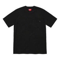 Supreme SS20 Week 1 S/S Pocket Tee Basic Short Sleeve Unisex Black SUP-SS20-133