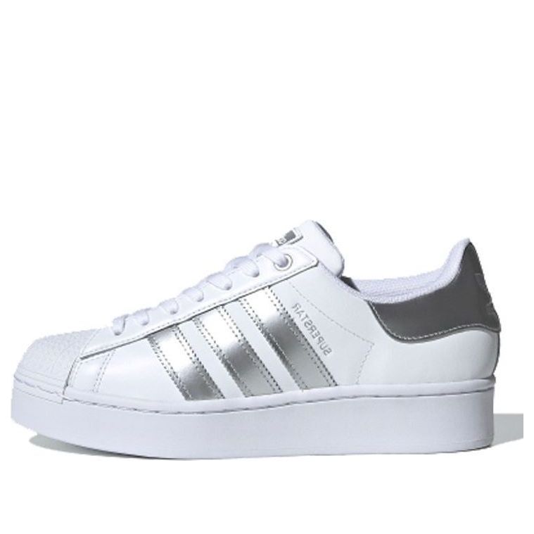 (WMNS) adidas originals Superstar Bold 'White Silver' FX4274