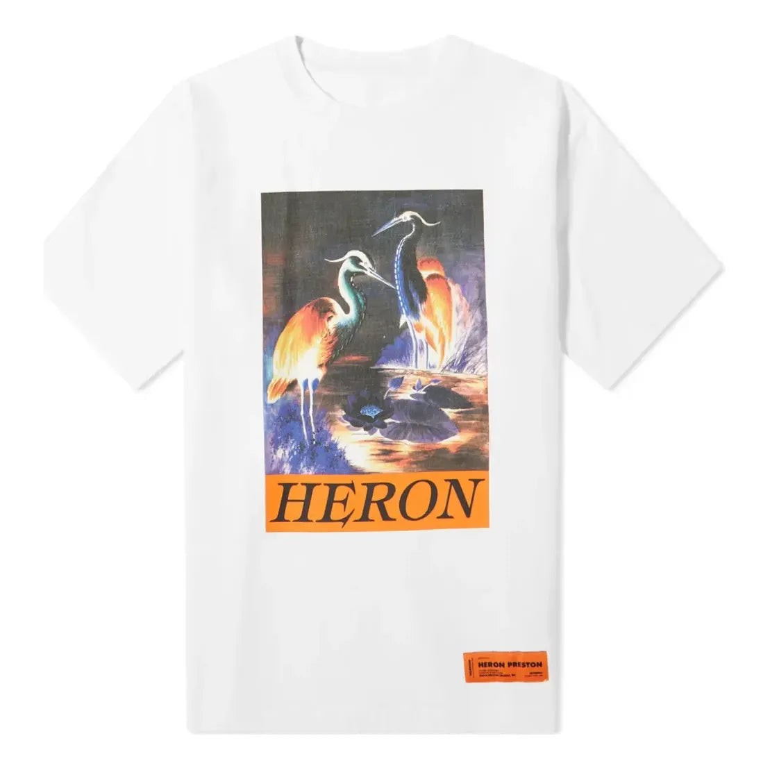 HERON PRESTON Heron Times Regular T-shirt 'White' HMAA020F20JER0020120