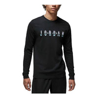Air Jordan Logo Long Sleeve T-shirt 'Black' DV8417-010