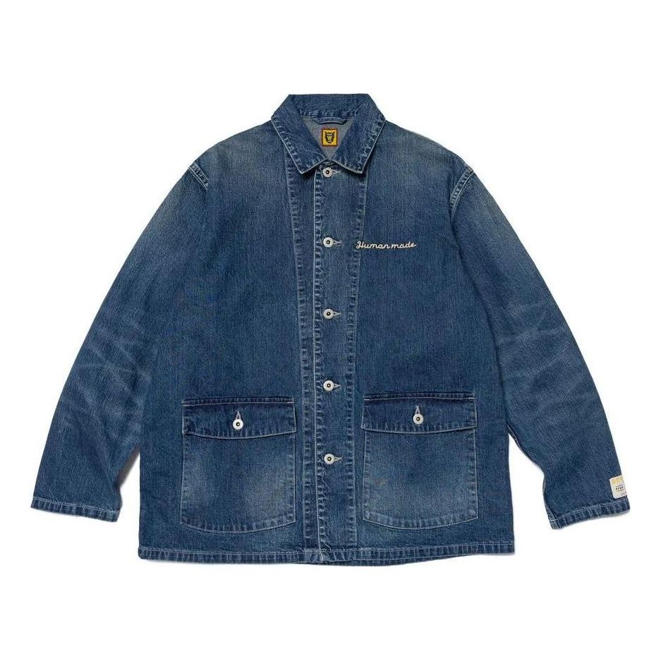 HUMAN MADE Future Past Denim Coverall Jacket 'Indigo' HM25JK023