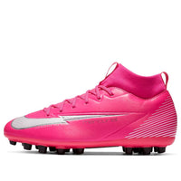 (GS) Nike Mercurial Superfly 7 Academy KM AG Artificial Grass 'Pinkred Black White' DB5610-611