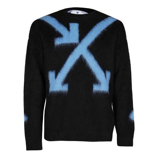 Men's Off-White SS21 Arrow Printing Black OMHA036F20KNI0021040
