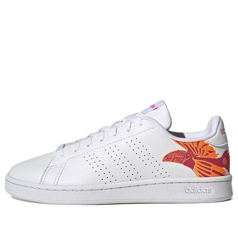 (WMNS) adidas x FARM Rio Advantage Court 'White Screaming Pink' GY7046