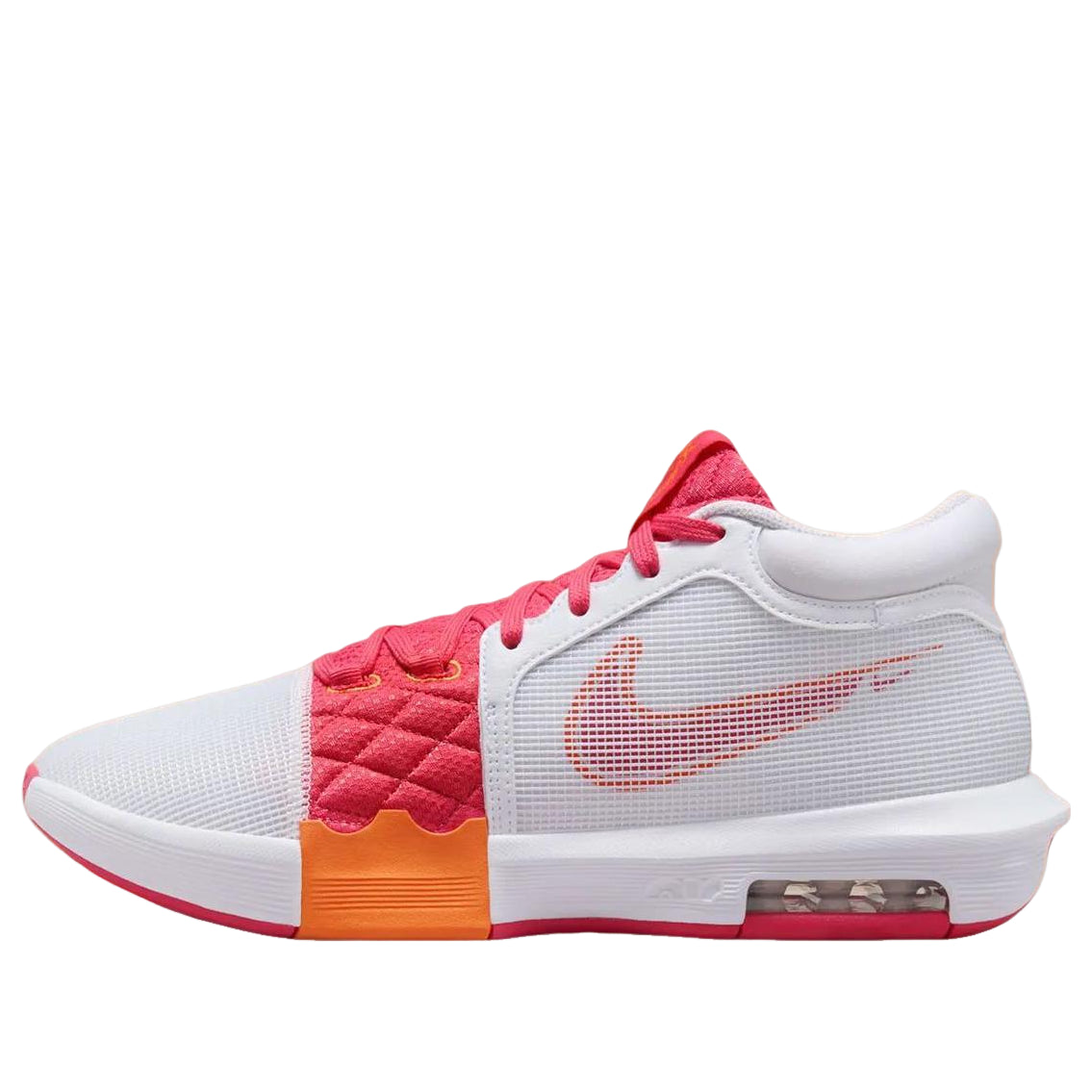 Nike LeBron Witness 8 'White Bright Mandarin Pink' FB2239-104