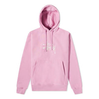 Stussy Basic Embroidered Hoodie 'Pink' 118473-PINK