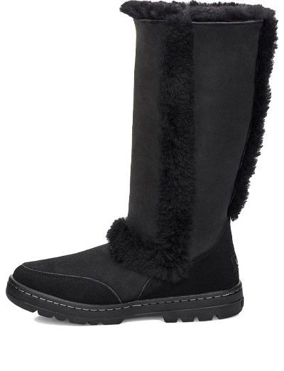 (WMNS) UGG Sundance II Revival Snow Boots Black 5325O-BLK