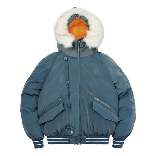 Palace P-2B Short Parka 'Blue' P21JK023