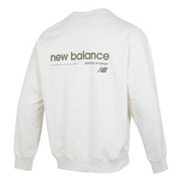 New Balance Linear Heritage Sweatshirt Asia Sizing 'White' AMT41330-CIC