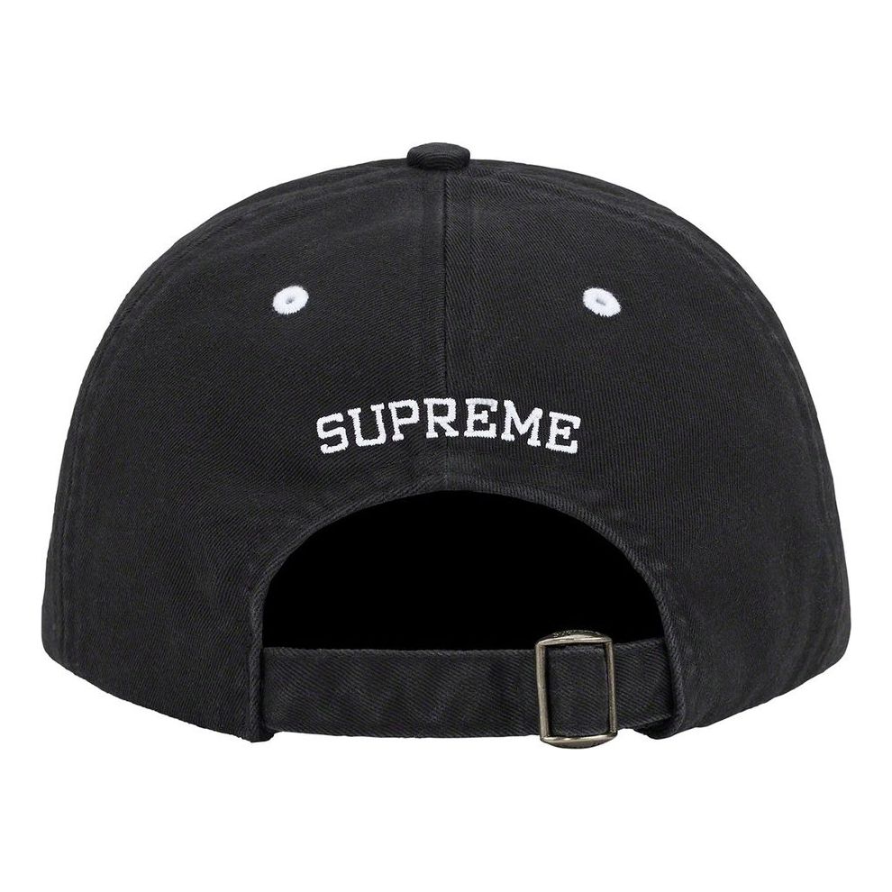 Supreme Crest 6-Panel 'Black White Yellow' SUP-SS22-055