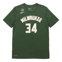 Nike NBA Milwaukee Bucks Short Sleeve Green 870789-323