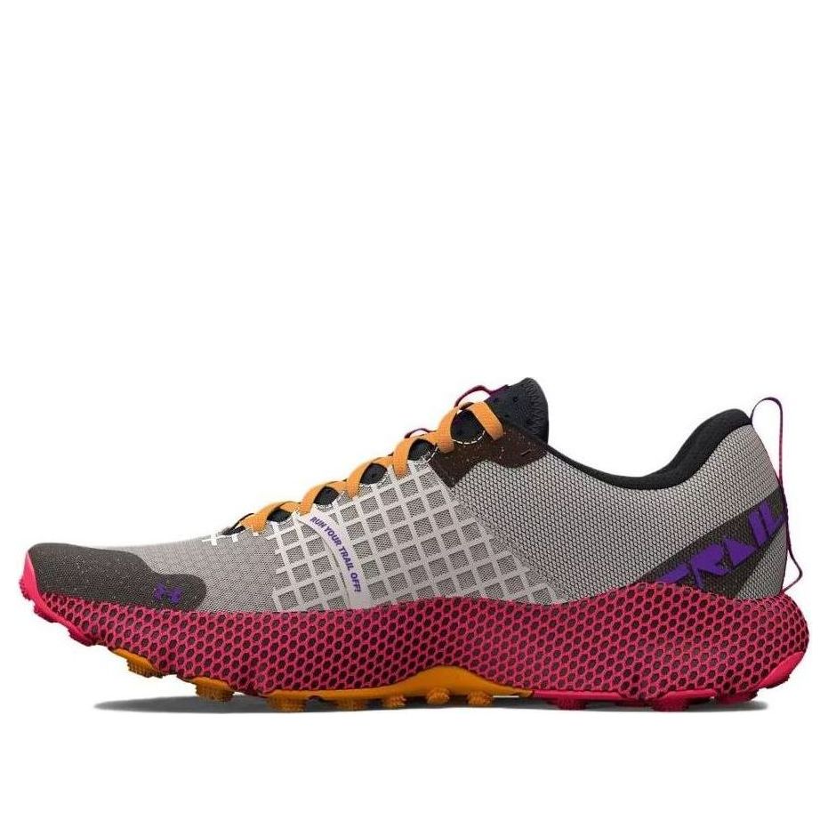 Under Armour UA HOVR Ridge Trail Running 'Grey Black Red' 3025852-305