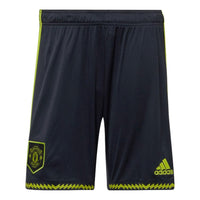 adidas Manchester United 22/23 Third Shorts Asia Sizing 'Black Green' HE2980