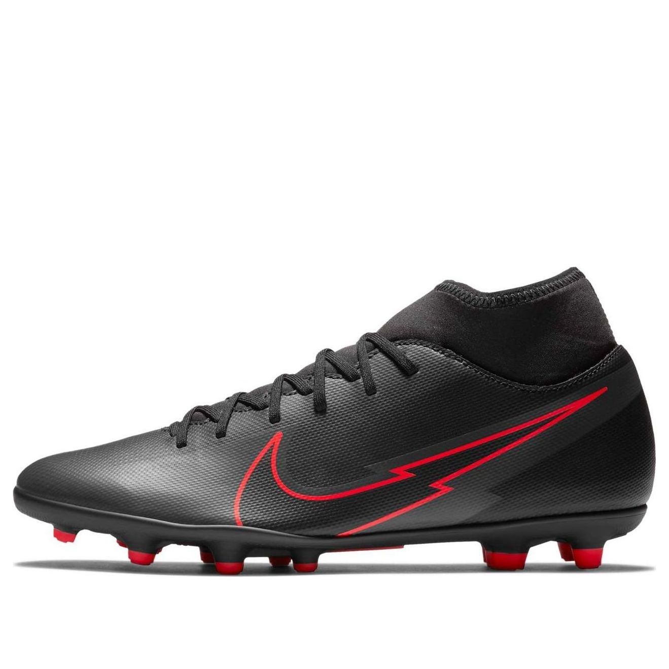Nike Mercurial Superfly 7 Club MG 'Black Red' AT7949-060