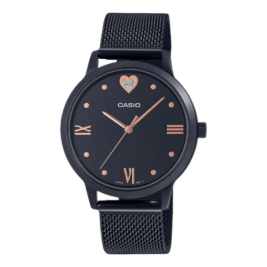 CASIO Stylish Simplicity Watch waterproof Black Pink LTP-2022VMB-1C