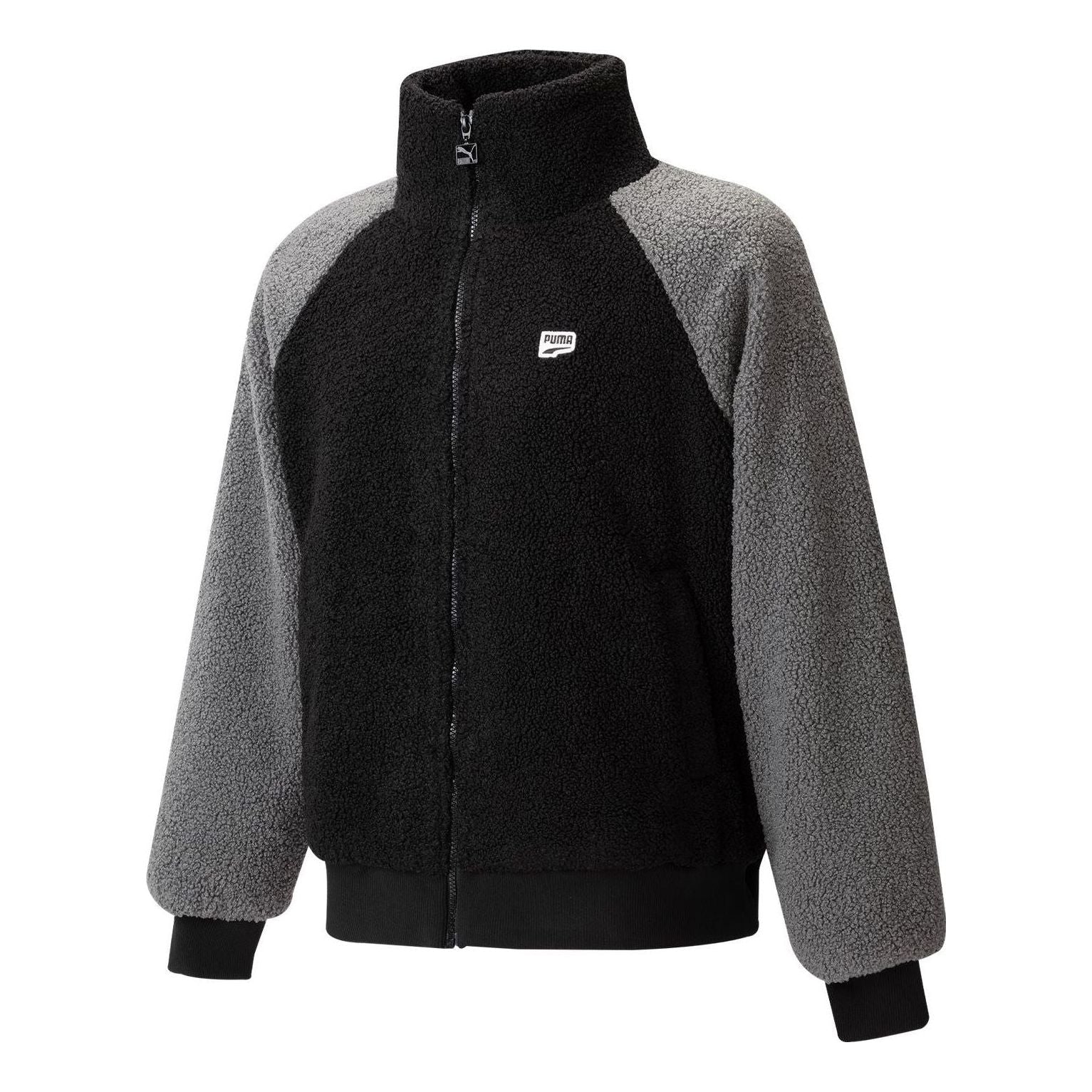 PUMA Reglan Sleeve Sherpa Jacket 'Black' 539569-01