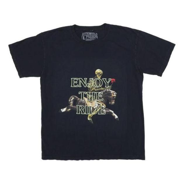 Travis Scott Unisex Cactus Jack Astro World Series Printing Black TC-250