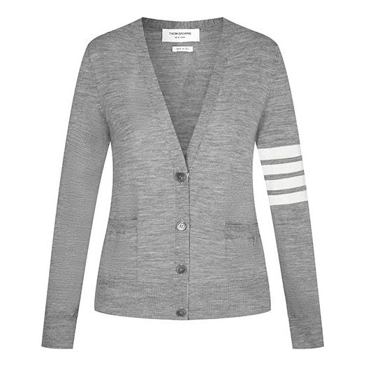 (WMNS) THOM BROWNE Cardigan 'Gray' FKC334A-Y1014-055