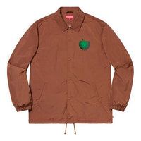 Supreme SS19 Apple Coaches Jacket Coach Unisex Brown SUP-SS19-10015
