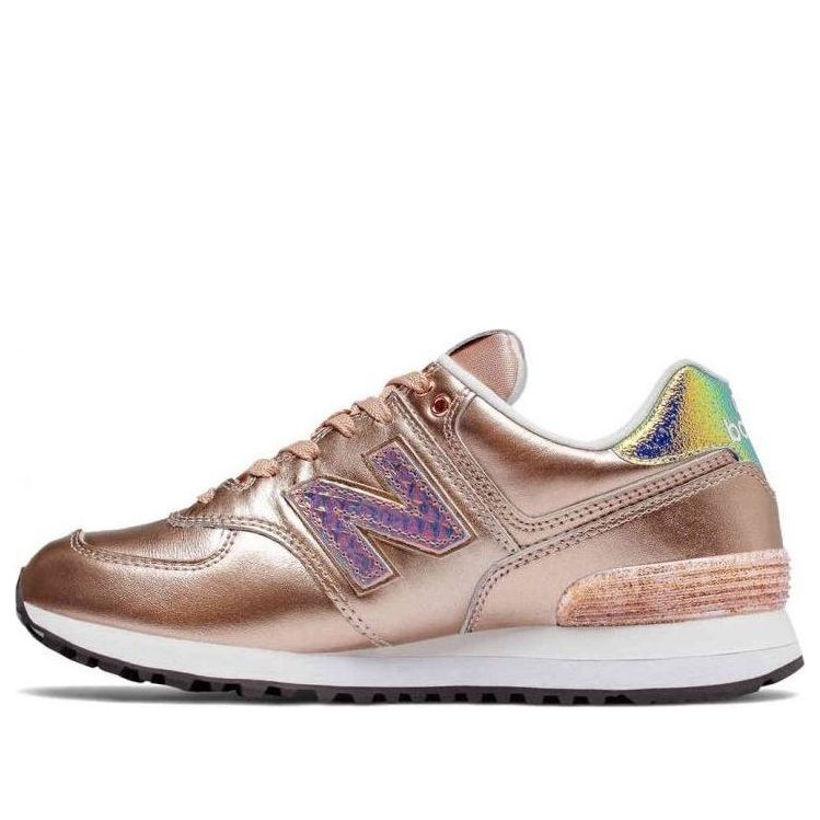 (WMNS) New Balance 574 Series Glitter Punk RoseGold WL574NRG