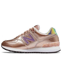 (WMNS) New Balance 574 Series Glitter Punk RoseGold WL574NRG