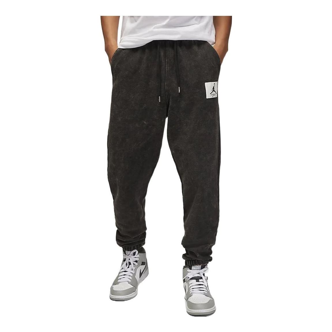 Air Jordan Rope Sweatpants Asia Sizing 'Black' DR3090-010