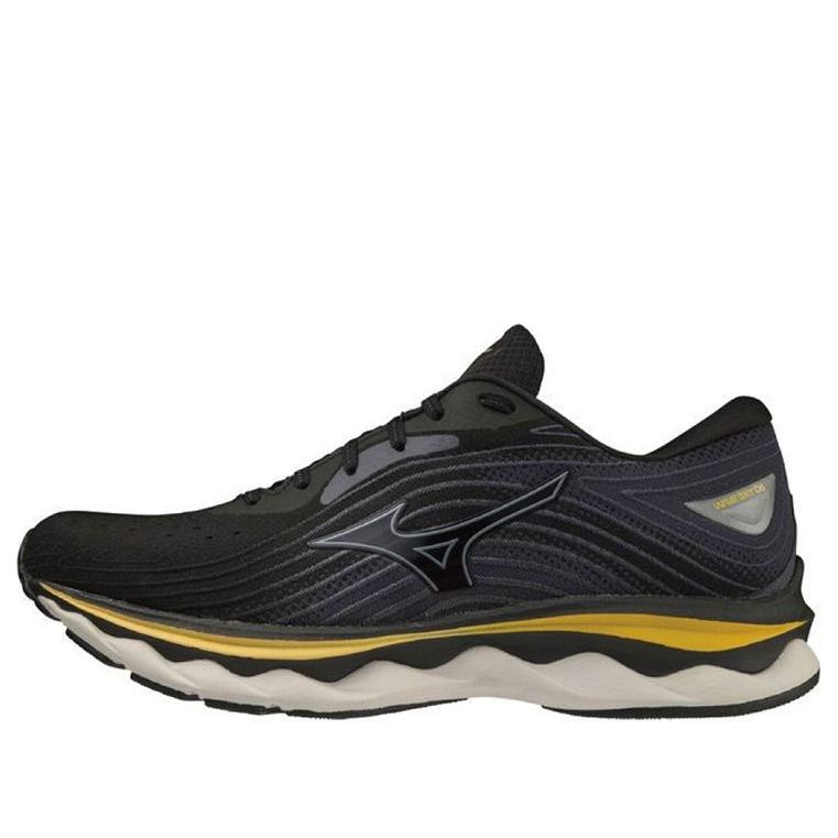 Mizuno Wave Sky 6 Super Wide 'Black Grey Yellow' J1GC221102