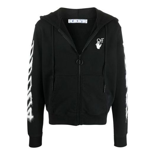 Off-White SS21 Arrows Pattern Loose Fit Black OMBE001S21FLE0021001