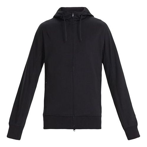 Men's Y-3 Sleeve Logo Casual Jacket Black DY7254