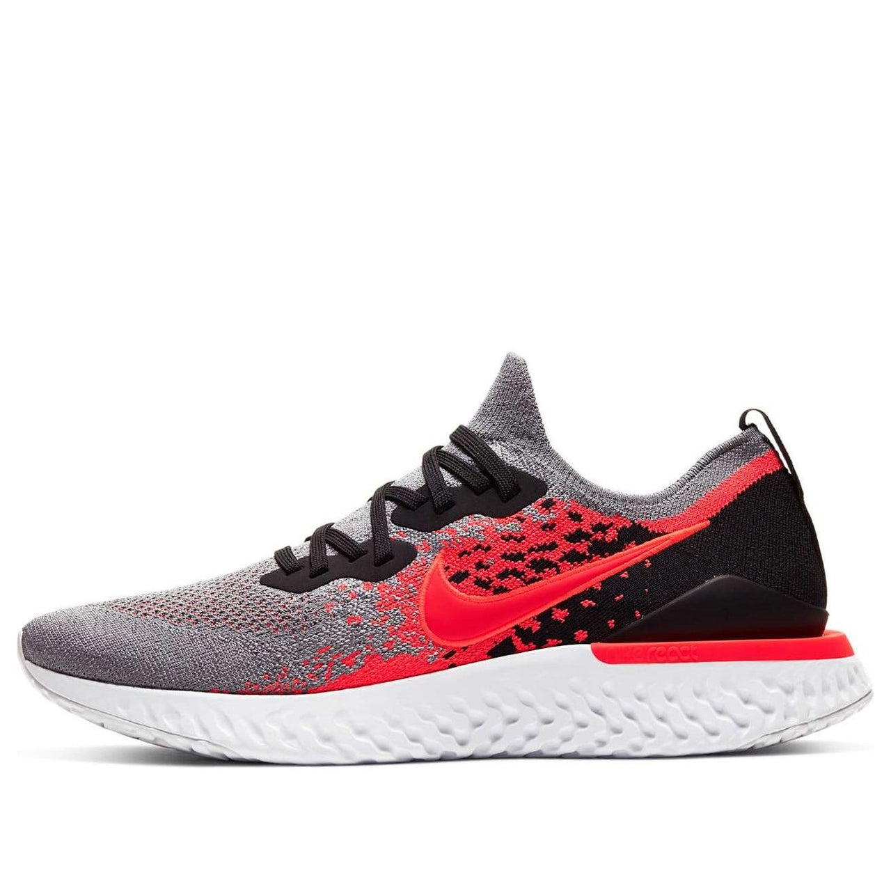 Nike Epic React Flyknit 2 'Cool Grey Crimson' BQ8928-014